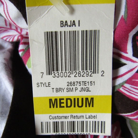 NEW Style & Co. Petite Brown Pink Floral Tunic MP - Picture 5 of 5